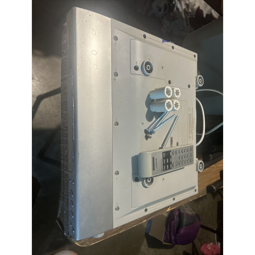 Sony ICF-CDK70 Under Counter 3 Cd Player And Radio With Remote And Hardware
